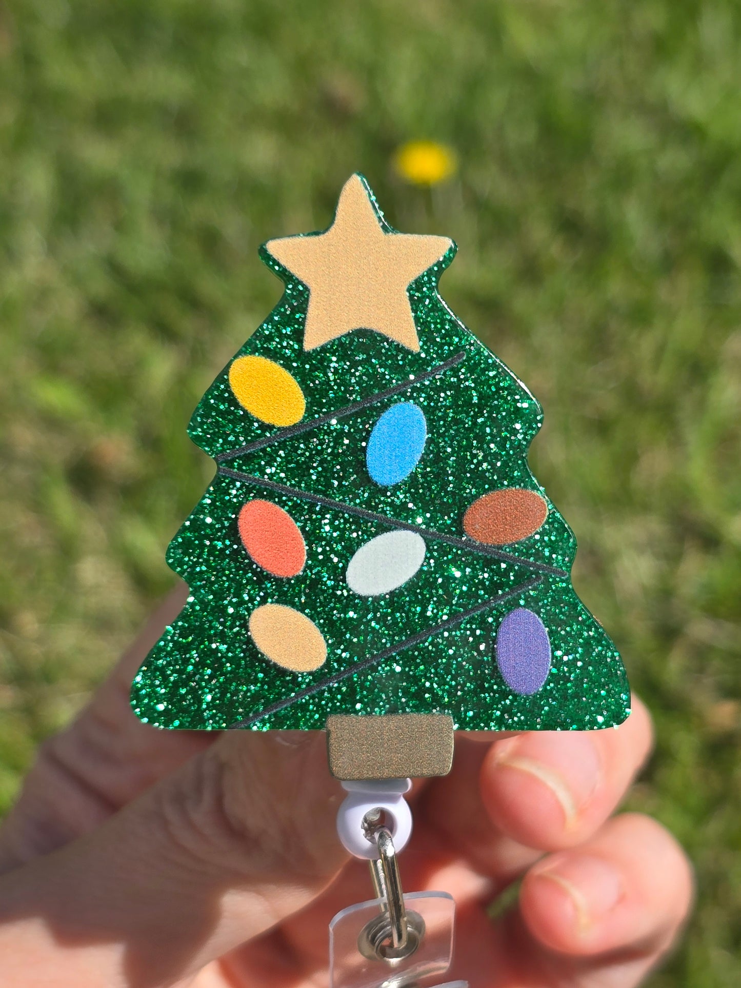 Christmas Tree Badge Reel