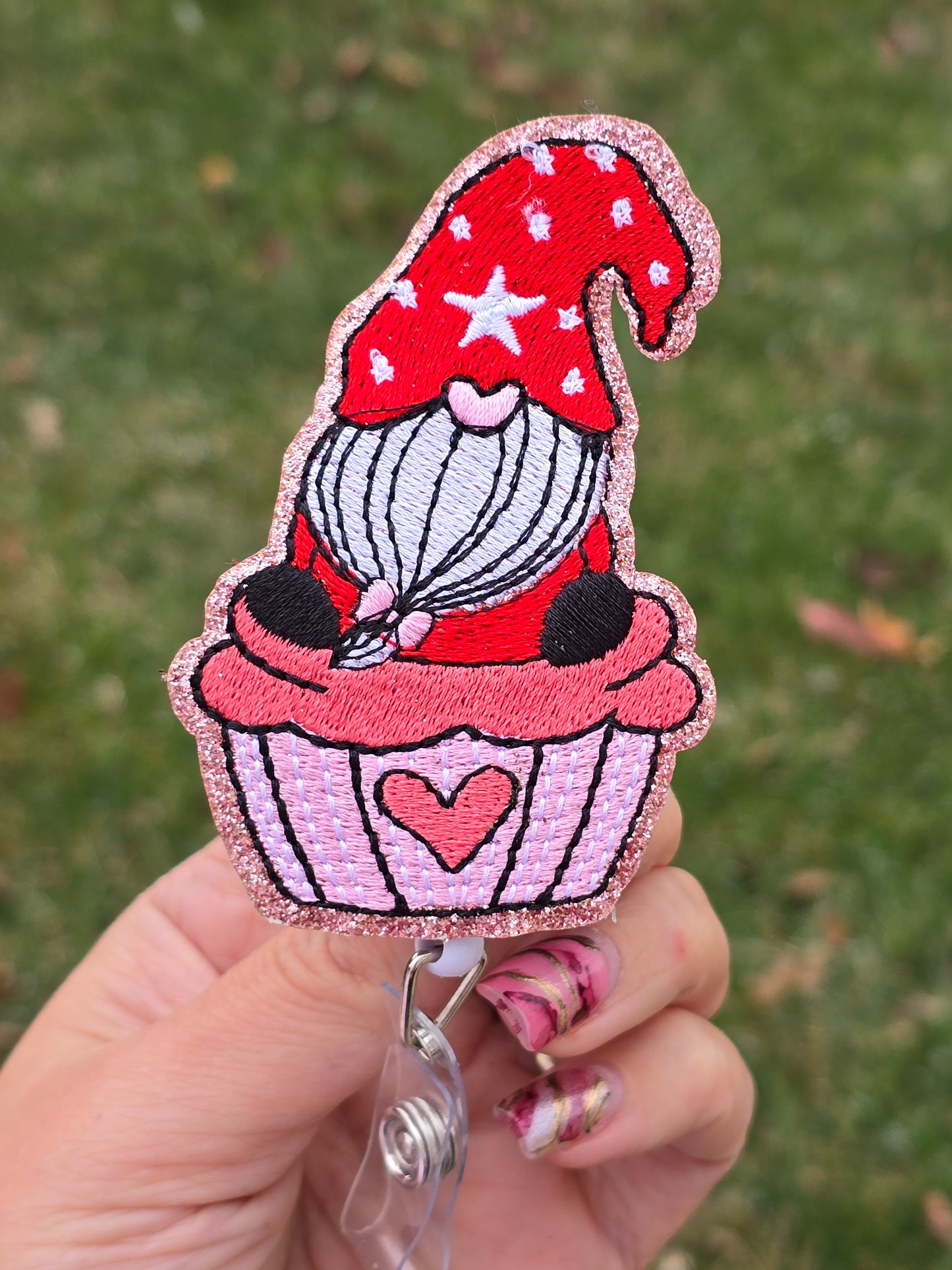 Gnome Valentine's Day Badge Reel
