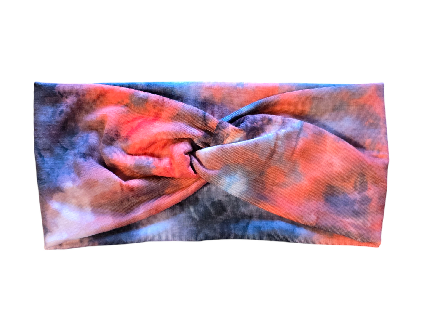 Red/Black/White Tye-Dye Headband