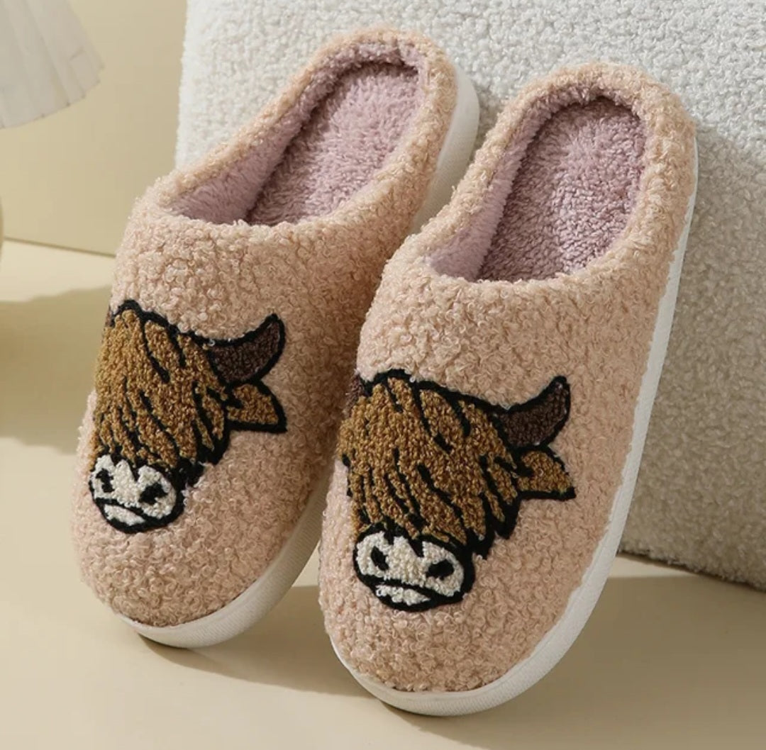 Highland Cow Slippers