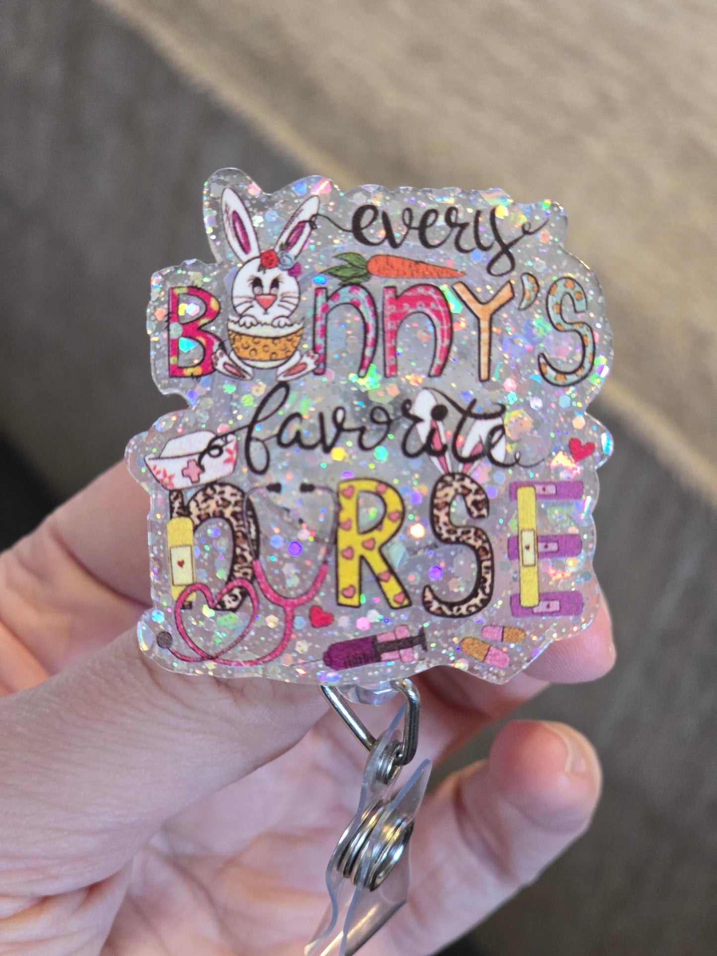 Every Bunny's Favorite Nurse Badge Reel