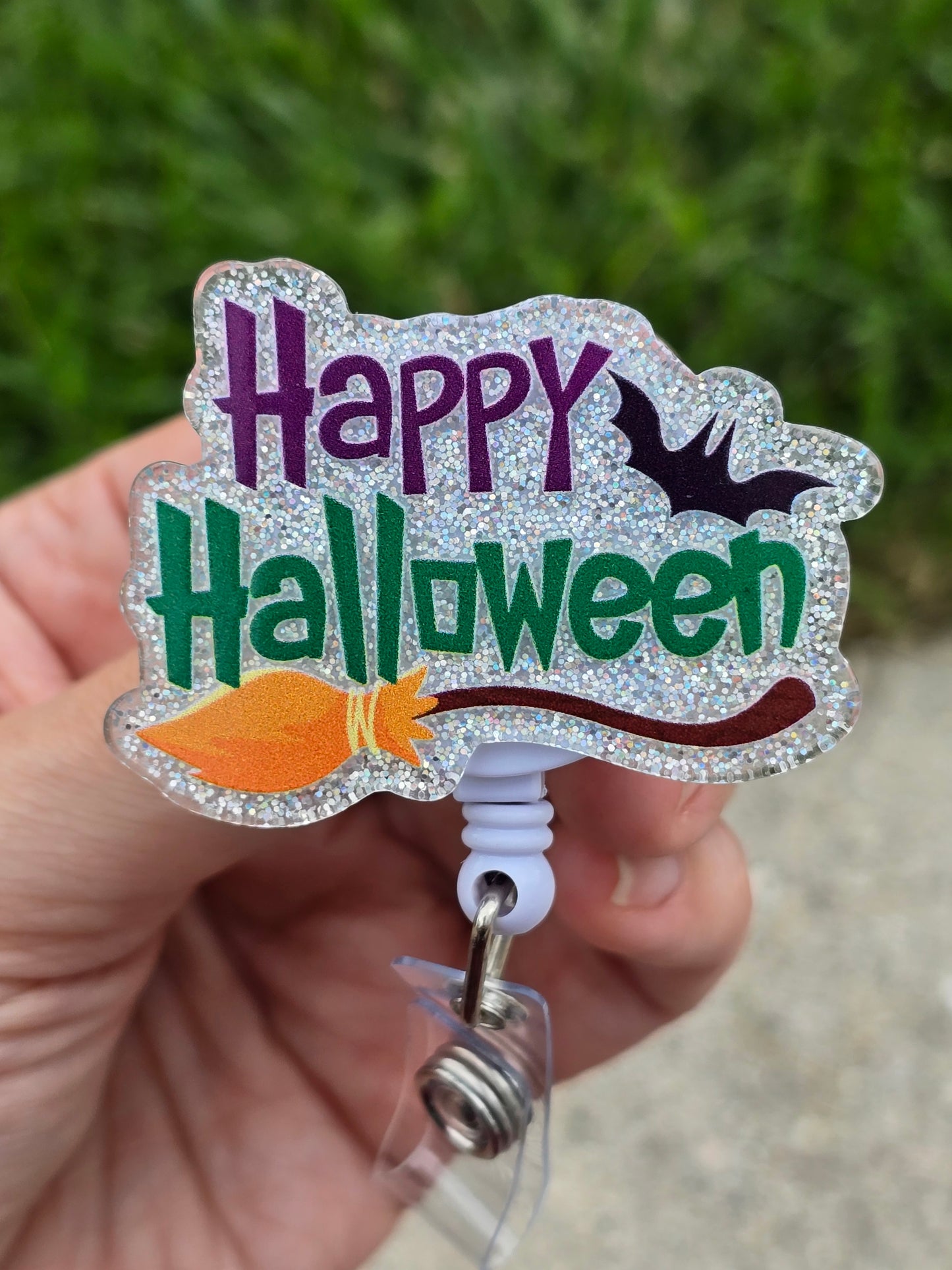 Happy Halloween Badge Reel