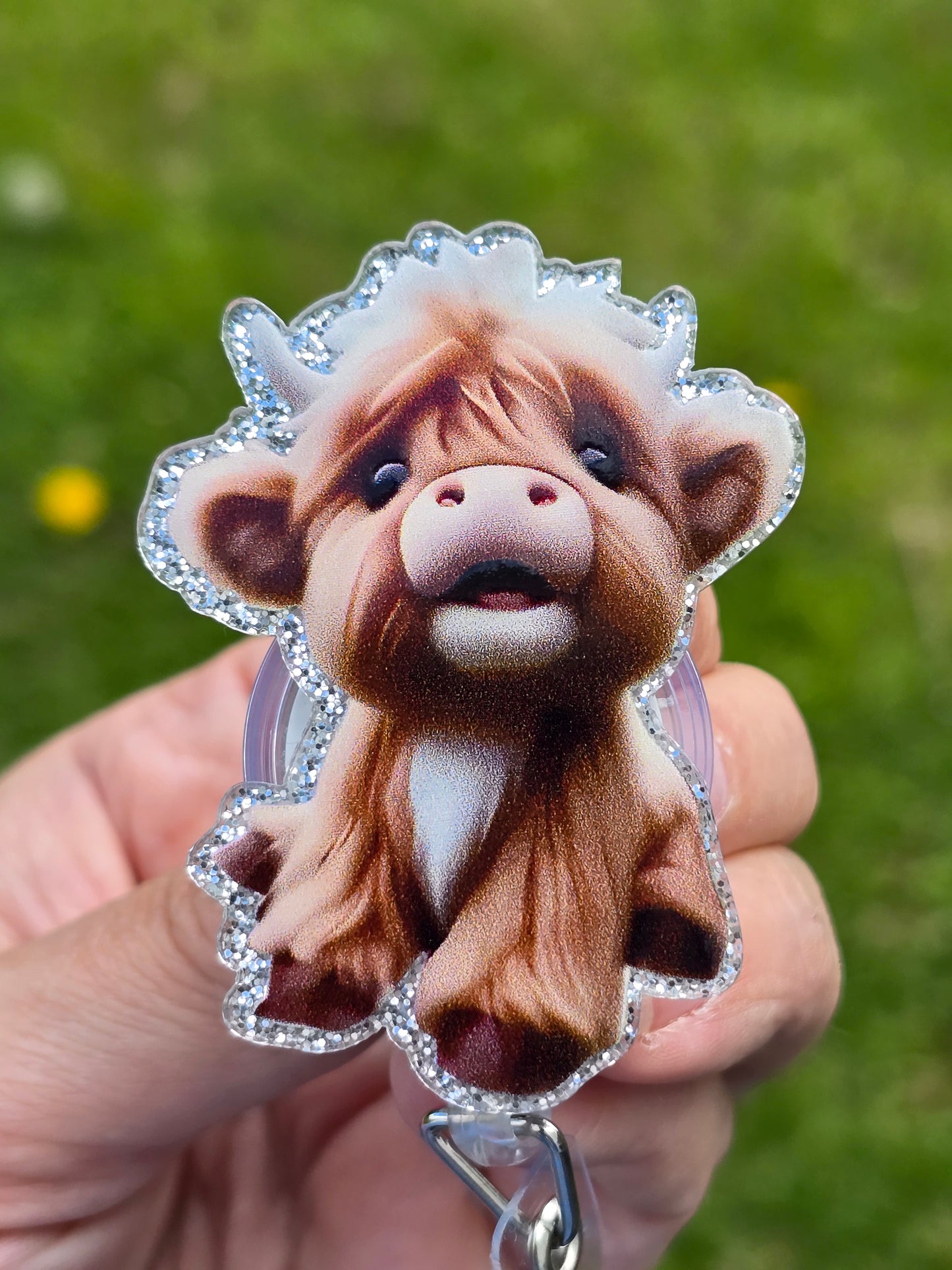 Cow Badge Reel