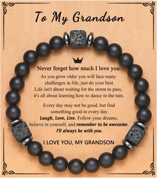 To My Grandson Bracelet