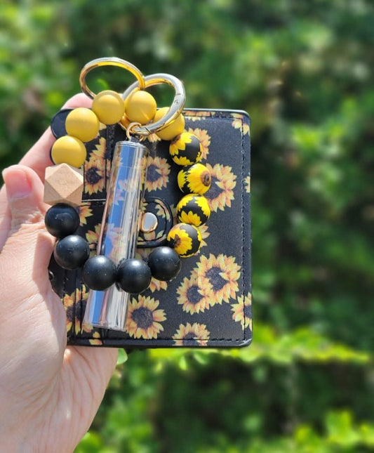 Sunflower Wristlet Wallet