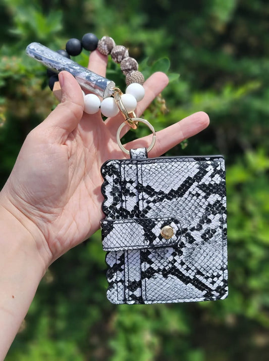 Snake Skin Wristlet Wallet