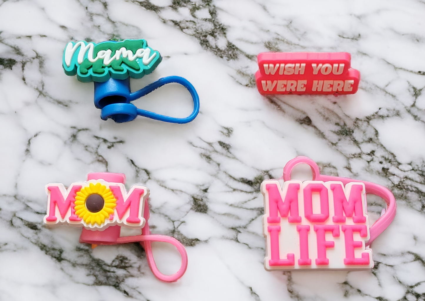 Mom Straw Toppers