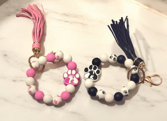 Paw Print Wristlet