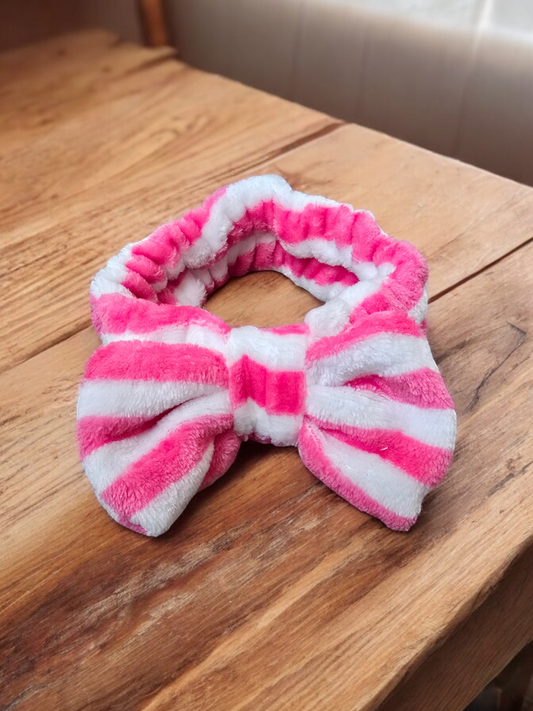 Pink striped Headband