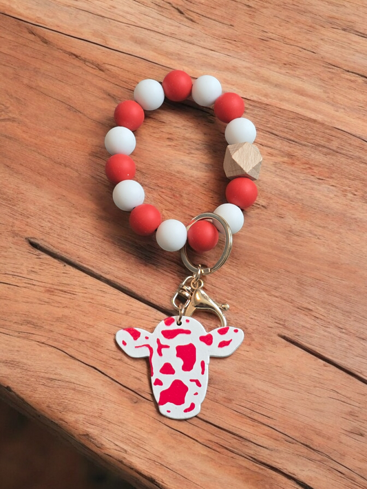 Red Cow Wristlet