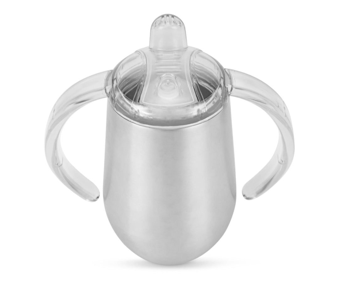 8 oz Double Wall Stainless Steel Sippy Cup