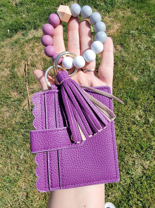 Purple Wristlet Wallet