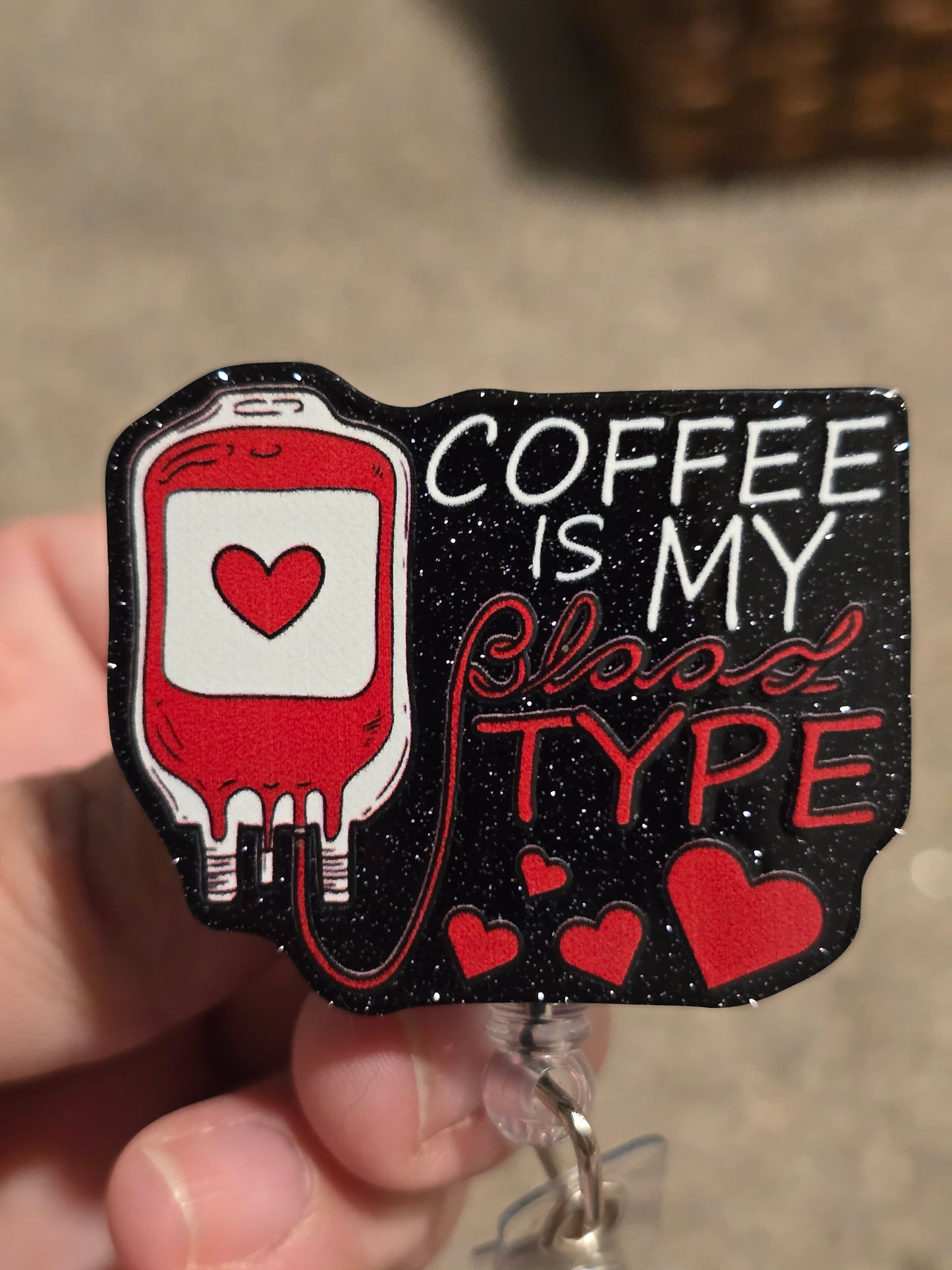 Coffee Badge Reel