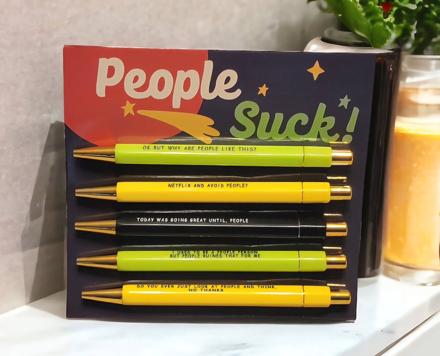 People Suck Pen Set
