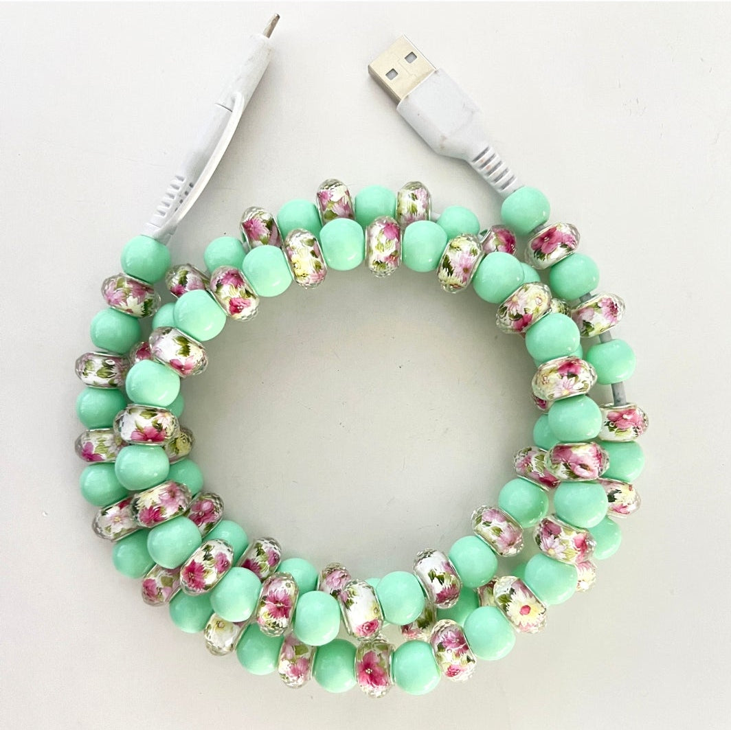 Flowers Phone Charger