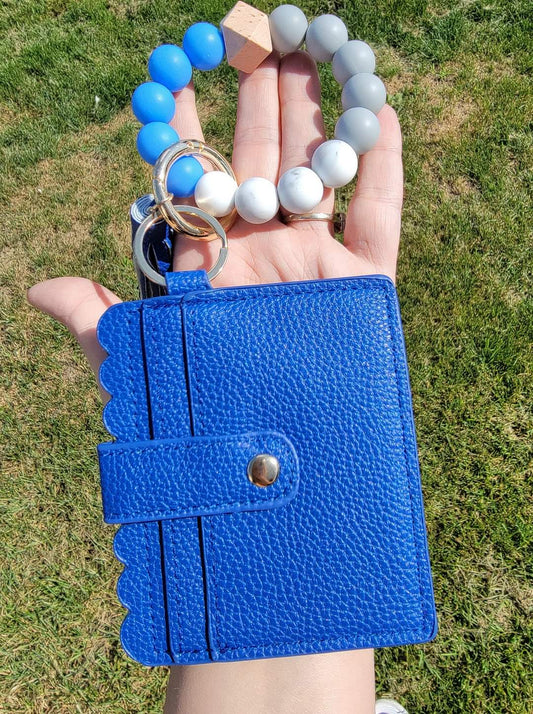 Blue Wristlet Wallet