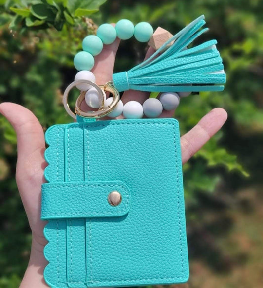 Teal Wristlet Wallet