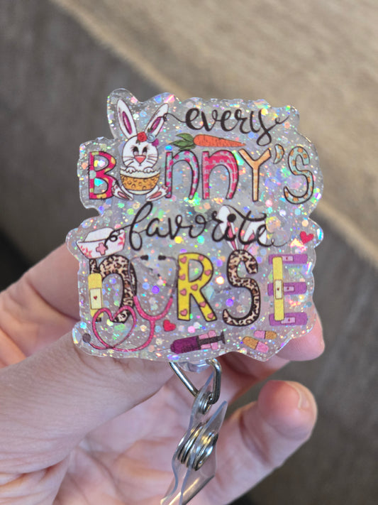 Every Bunny's Favorite Nurse Badge Reel
