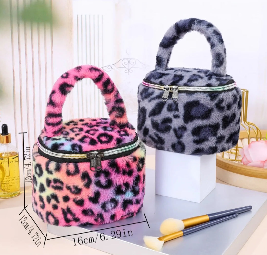 Leopard Makeup Bags
