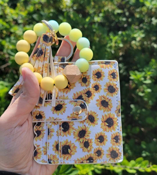 Sunflower Wristlet Wallet