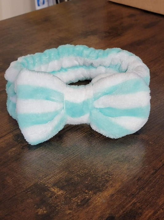 Mint Striped Headband