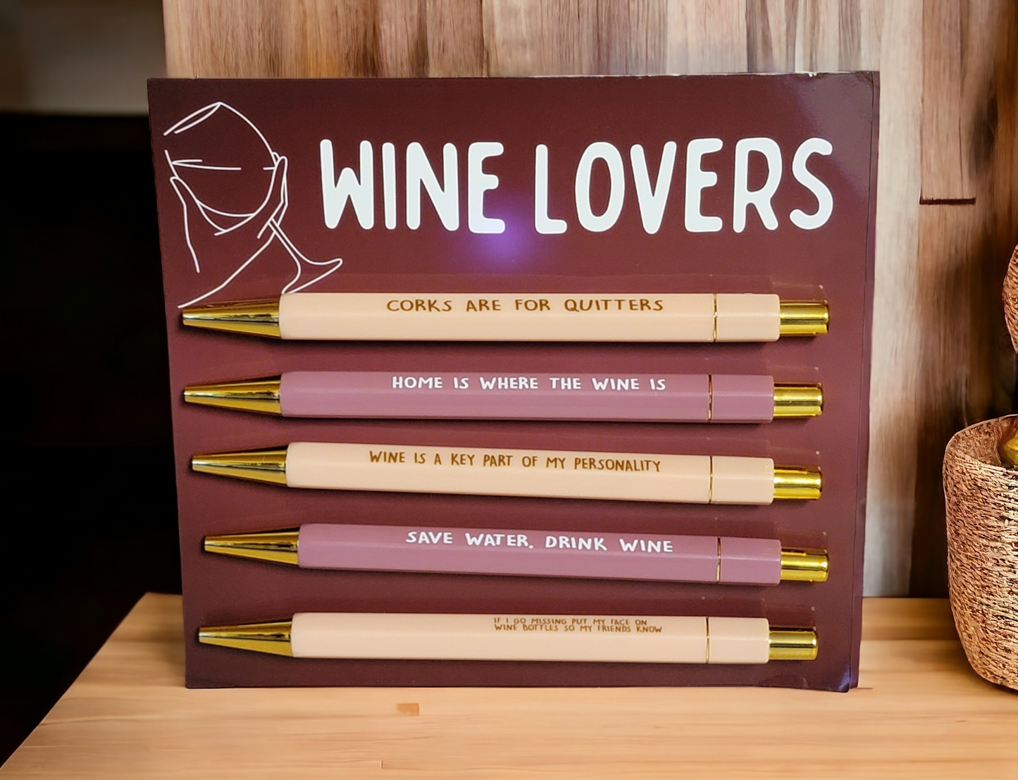 Wine Lovers Pen Set