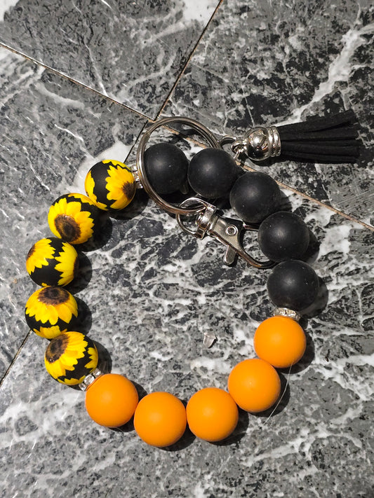 Sunflower Wristlet