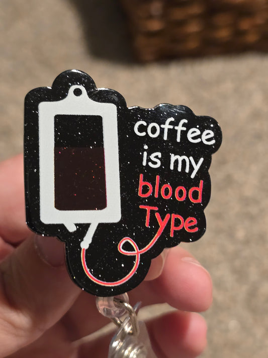 Coffee Badge Reel